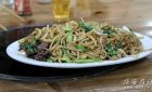 河婆炒板、炒面、牛肉丸汤